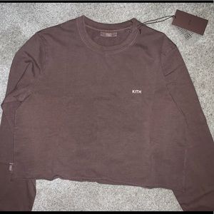Kith long sleeve brown tee